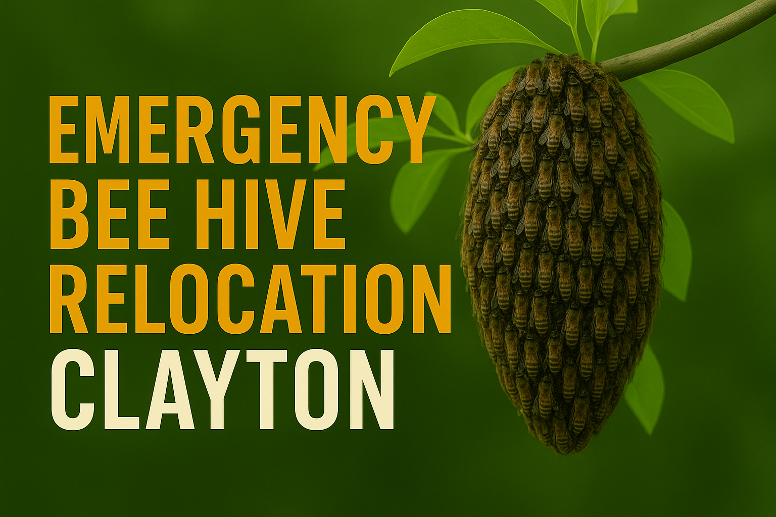 Emergency Bee Removal Clayton
